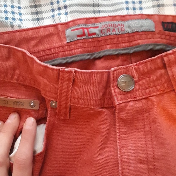 Red jordan Craig jeans - Picture 2 of 2